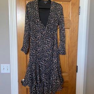 Express Midi Wrap Dress
